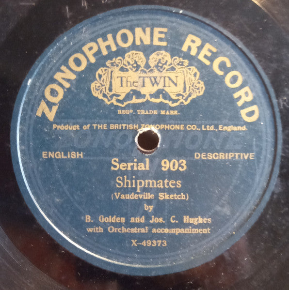 Golden And Hughes : Farmhouse Liars / Shipmates (Shellac, 10")