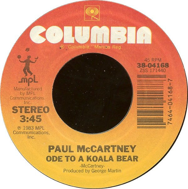 Paul McCartney And Michael Jackson : Say Say Say (7", Single, Styrene, Car)