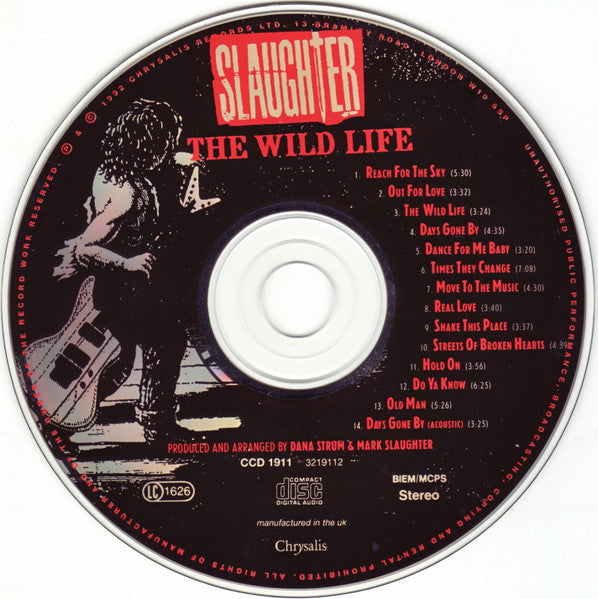 Slaughter : The Wild Life (CD, Album)