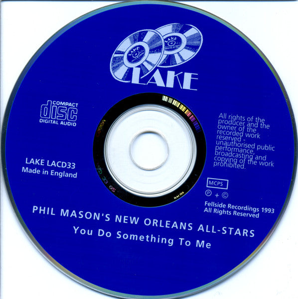 Phil Mason's New Orleans All-Stars With Christine Tyrrell : You Do Something To Me! (CD, Album)