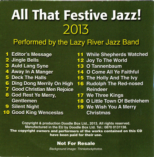 The Lazy River Jazz Band : All That Festive Jazz! (CD)
