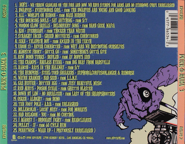 Various : Punk-O-Rama III (CD, Comp, RE)