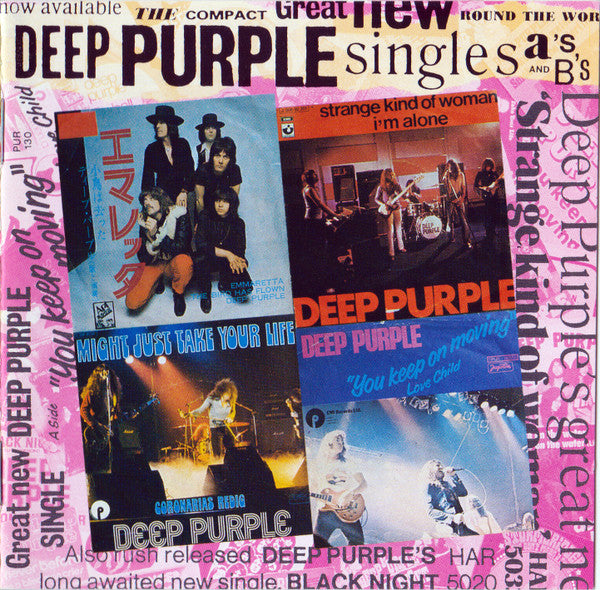 Deep Purple : Singles A's & B's (CD, Comp, RE)