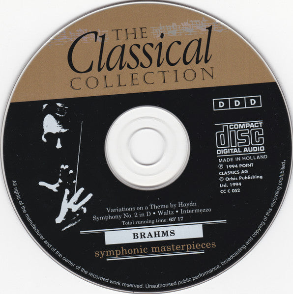 Brahms* : Symphonic Masterpieces (CD, Comp)