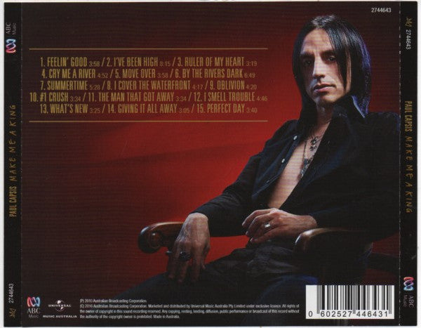 Paul Capsis : Make Me A King (CD)