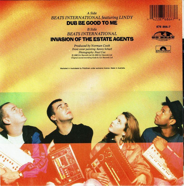Beats International : Dub Be Good To Me (7", Single)