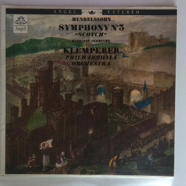 Felix Mendelssohn-Bartholdy, Otto Klemperer, Philharmonia Orchestra : Symphony No. 3 "Scotch" / Hebrides Overture (LP)