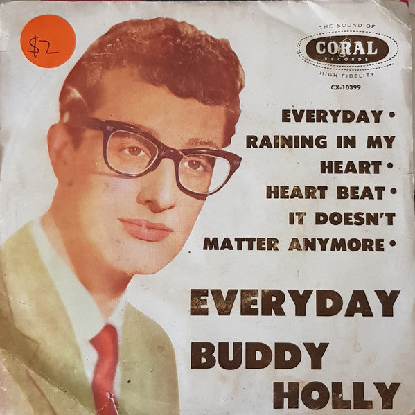 Buddy Holly : Everyday (7", EP)