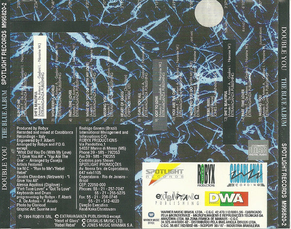 Double You : The Blue Album (CD, Album)
