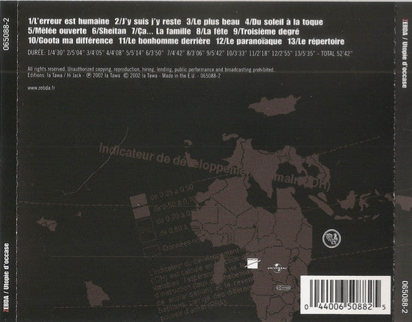 Zebda : Utopie D'Occase (CD, Album)