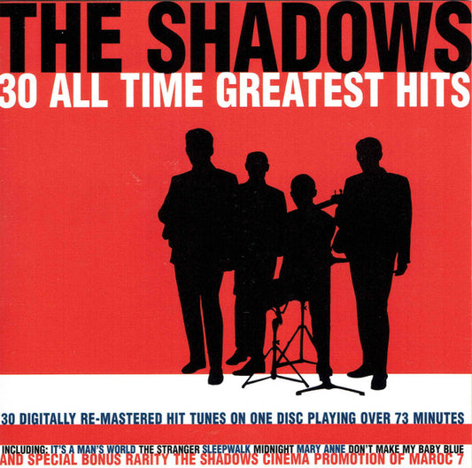 The Shadows : 30 All Time Greatest Hits (CD, Comp)