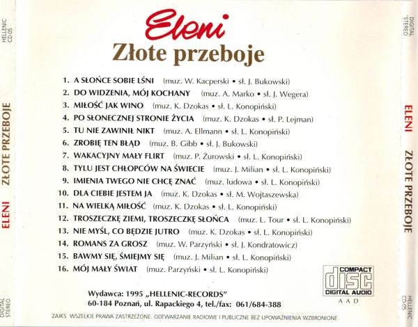 Eleni : Złote Przeboje (CD, Comp, Gol)