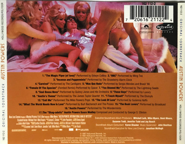 Various : Austin Powers: International Man Of Mystery (Original Soundtrack) (CD, Comp)