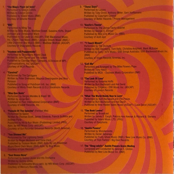 Various : Austin Powers: International Man Of Mystery (Original Soundtrack) (CD, Comp)