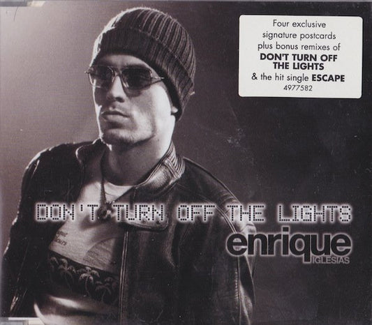Enrique Iglesias : Don't Turn Off The Lights (CD, Single)