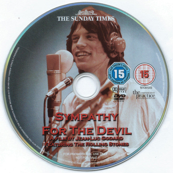 Jean-Luc Godard, The Rolling Stones : Sympathy For The Devil (DVD-V, Promo, PAL, Reg)