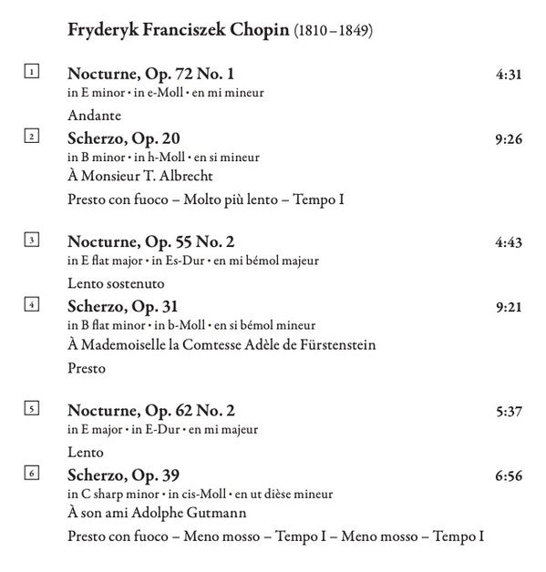 Frédéric Chopin, Louis Lortie : Louis Lortie Plays Chopin Volume 1: Nocturnes, Scherzos, Sonata in B Flat Minor (CD, Album)