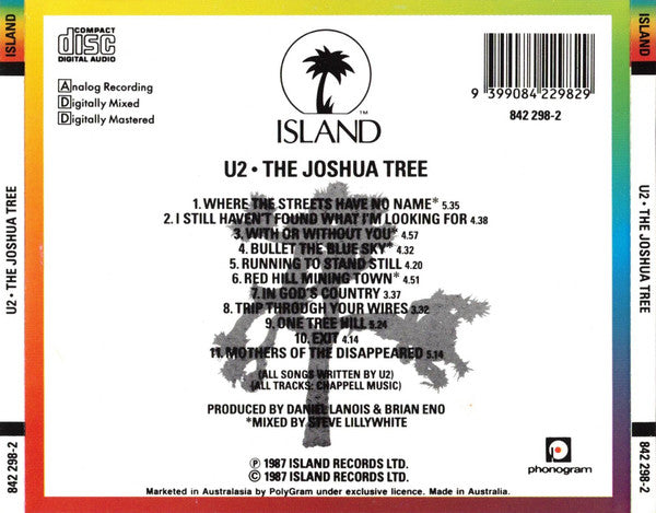U2 : The Joshua Tree (CD, Album, RP, SSD)