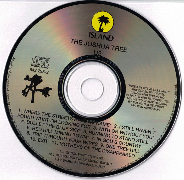 U2 : The Joshua Tree (CD, Album, RP, SSD)