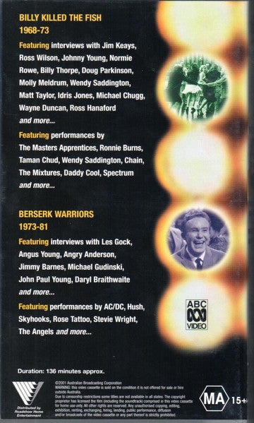 Various : Long Way To The Top (Stories Of Australian And New Zealand Rock & Roll) (3xVHS, PAL)