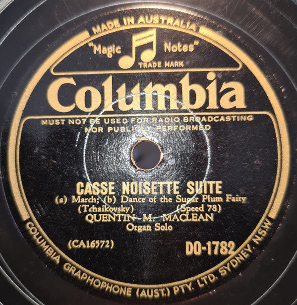 Quentin Maclean : Casse Noisette Suite (Shellac, 10", RP)