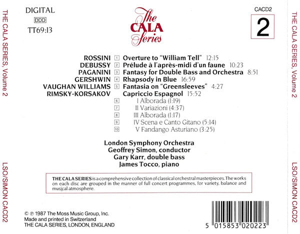 London Symphony Orchestra, Geoffrey Simon : The Cala Series, Orchestral Masterpieces Volume 2 (CD, Comp)