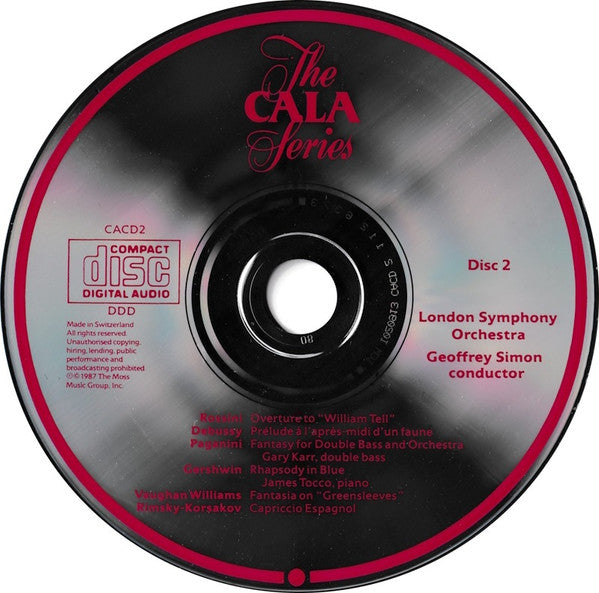 London Symphony Orchestra, Geoffrey Simon : The Cala Series, Orchestral Masterpieces Volume 2 (CD, Comp)