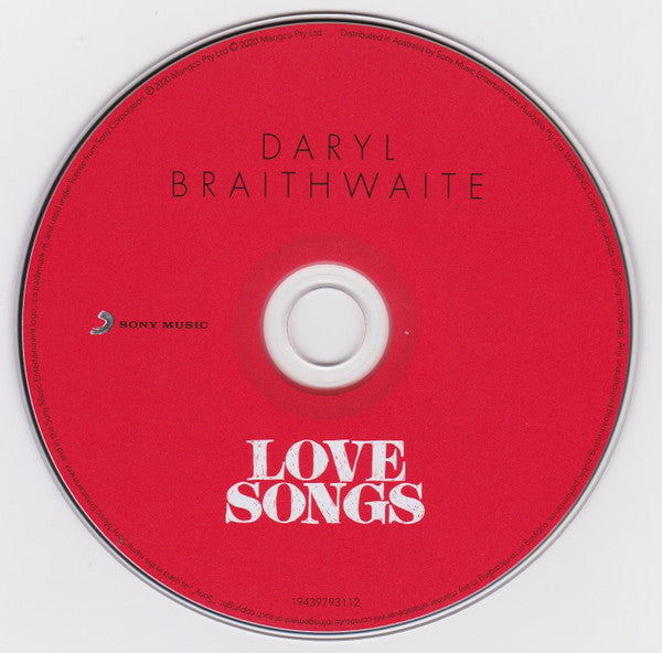Daryl Braithwaite : Love Songs (CD, Single)