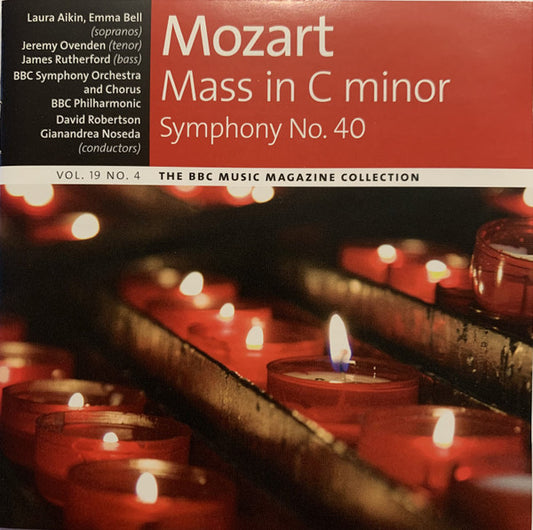 Wolfgang Amadeus Mozart : Mass In C Minor • Symphony No. 40 (CD, Comp)