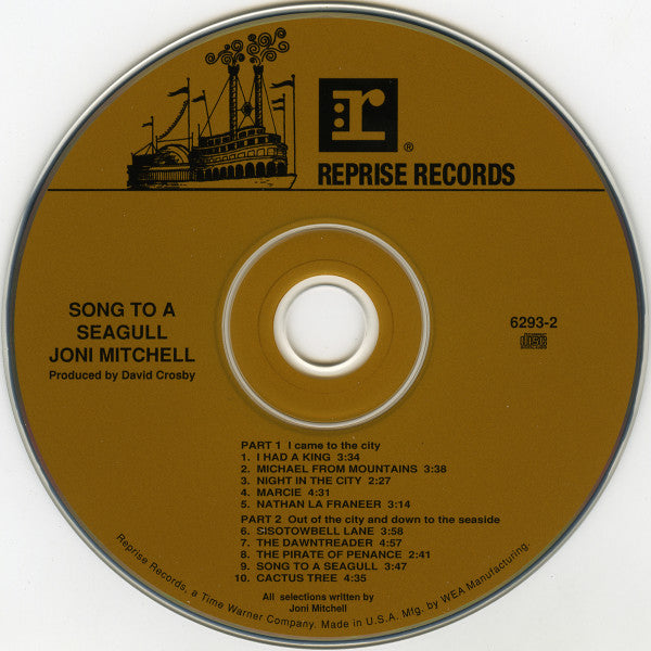 Joni Mitchell : Song To A Seagull (HDCD, Album, RE, Oly)