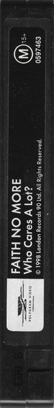 Faith No More : Who Cares A Lot? (The Greatest Videos) (VHS, Album, Comp, PAL, Pla)