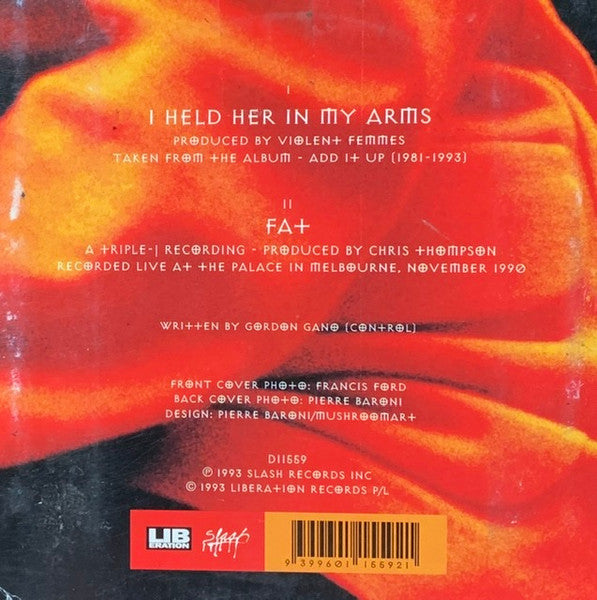 Violent Femmes : I Held Her In My Arms (CD, Single)