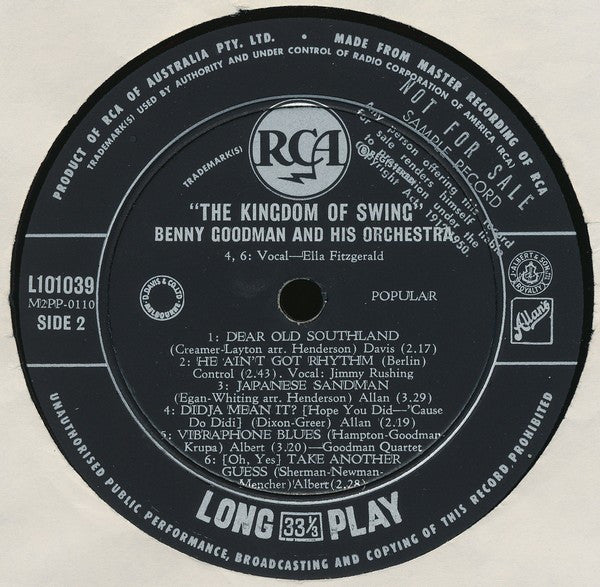 Benny Goodman : The Kingdom Of Swing (LP, Comp)