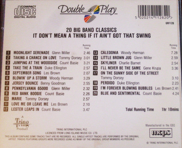 Various : It Don't Mean A Thing If It Ain't Got That Swing. 20 Big Band Classics (CD, Comp)