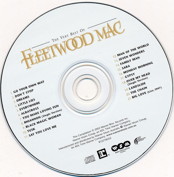 Fleetwood Mac : The Very Best Of Fleetwood Mac (CD, Comp, RM)