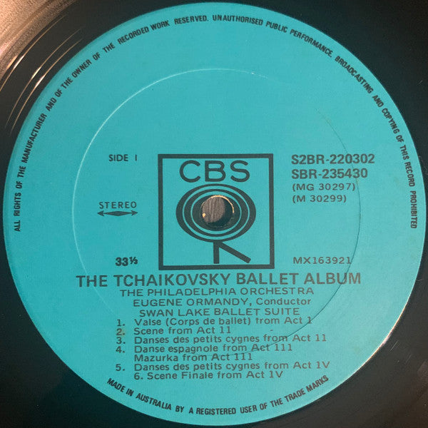 The Philadelphia Orchestra, Eugene Ormandy : The Tchaikovsky Ballet Album (2xLP, Comp)