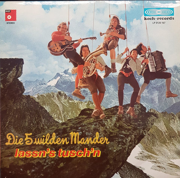 Die 5 Wilden Mander : Lassn's Tusch'n (LP)
