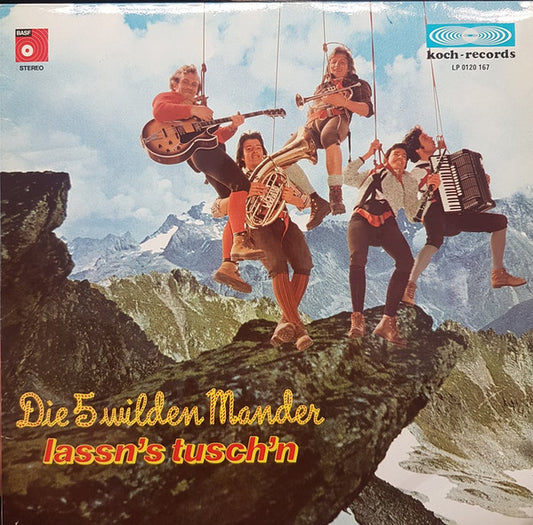 Die 5 Wilden Mander : Lassn's Tusch'n (LP)