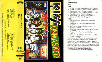 Kiss : Unmasked (Cass, Album)