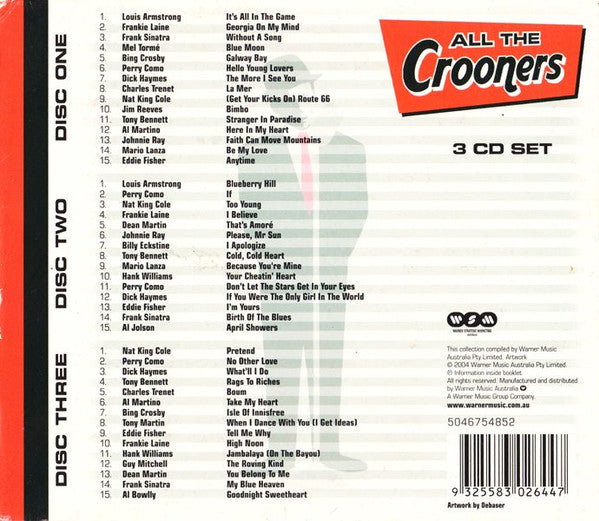 Various : All The Crooners (Box + 3xCD, Comp)