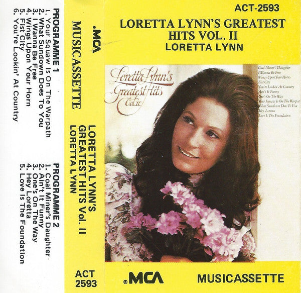 Loretta Lynn : Loretta Lynn's Greatest Hits Vol. II (Cass, Comp)