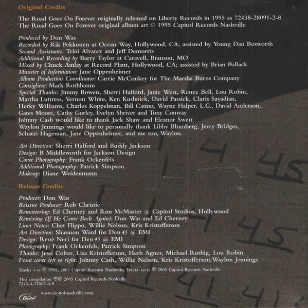 The Highwaymen : The Road Goes On Forever - 10th Anniversary Edition (CD, Album, RE + DVD-V, PAL)