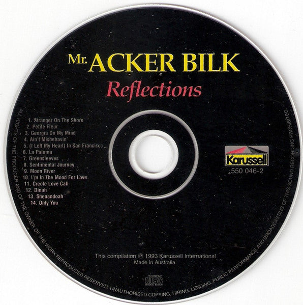 Acker Bilk : Reflections (CD, Comp)
