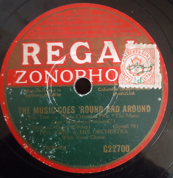 Ozzie Nelson & His Orchestra*  /  Hal Kemp & His Orchestra* : Mama Don't Allow It / The Music Goes 'Round And Around (Shellac, 10")