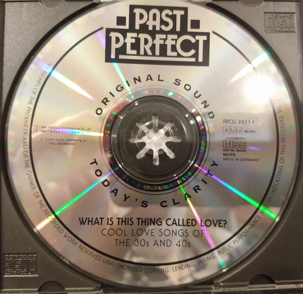 Various : What Is This Thing Called Love? (CD, Comp, Mono)