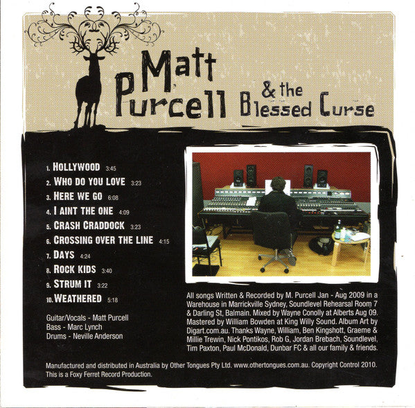 Matt Purcell & The Blessed Curse : Matt Purcell & The Blessed Curse (CD, Album)