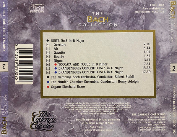 Johann Sebastian Bach : The Bach Collection (CD, Comp)
