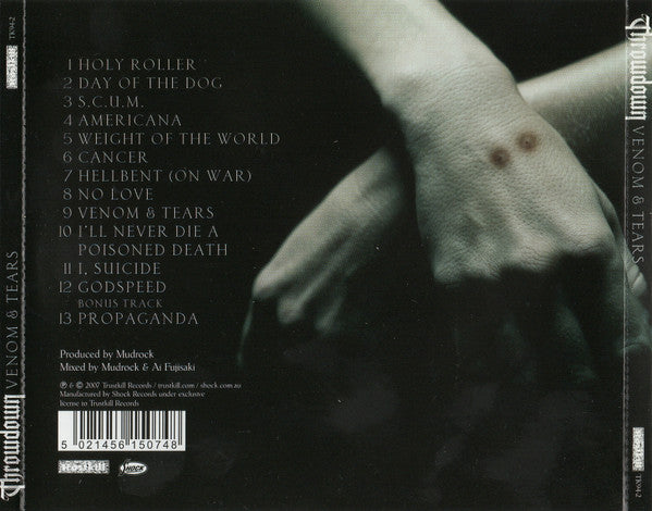 Throwdown (2) : Venom & Tears (CD, Album)