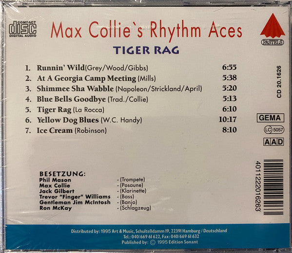 Max Collie Rhythm Aces : Tiger Rag (CD, Album, RM)