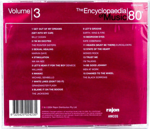 Various : The Encyclopaedia Of Music - Best Of 80's - Volume 3 (CD, Comp)
